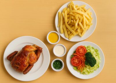 Combo 1 Resultado enriquecidos en la SERP de Google al buscar 'combo 1 polleria el volvo pide aqui'